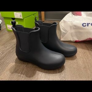 Crocs Navy Rainboots